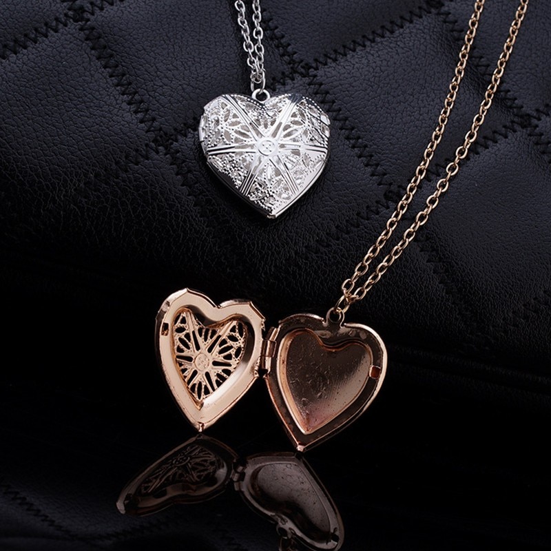 Women's Heart Shaped Pendant Necklace
