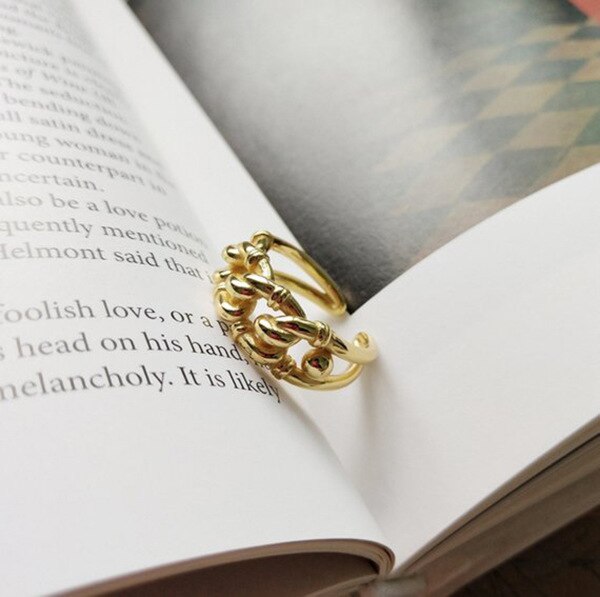 Women's Knotted Open Adjustable Ring