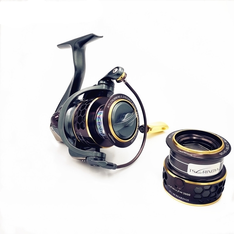 5.2:1 Metal Fishing Reel with Spare Spool