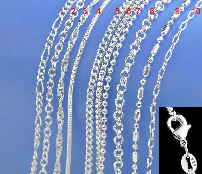 Women's Silver Chain Necklace